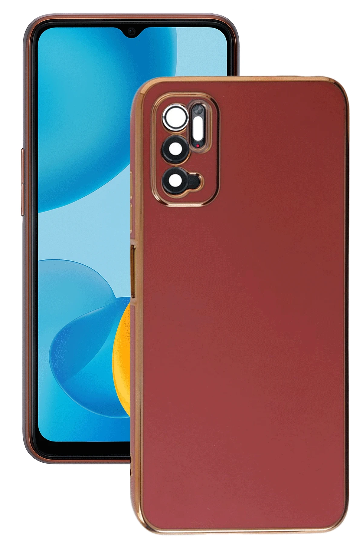Newface Xiaomi Redmi Note 11 SE Kılıf Volet Silikon - Kırmızı