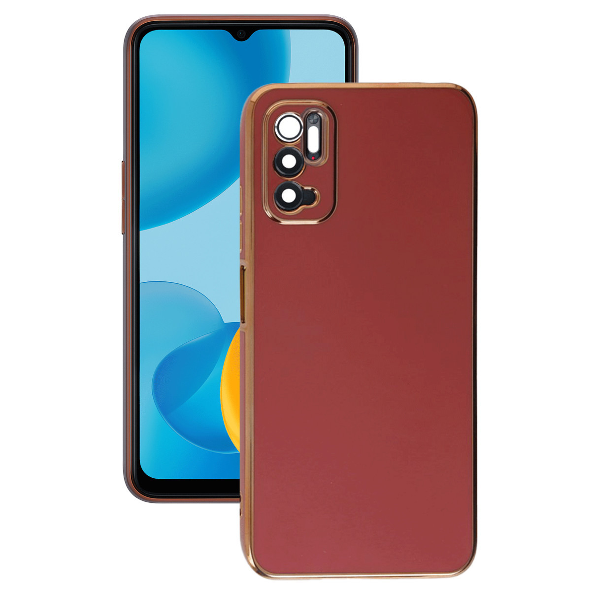 Newface Xiaomi Redmi Note 11 SE Kılıf Volet Silikon - Kırmızı — görsel 3