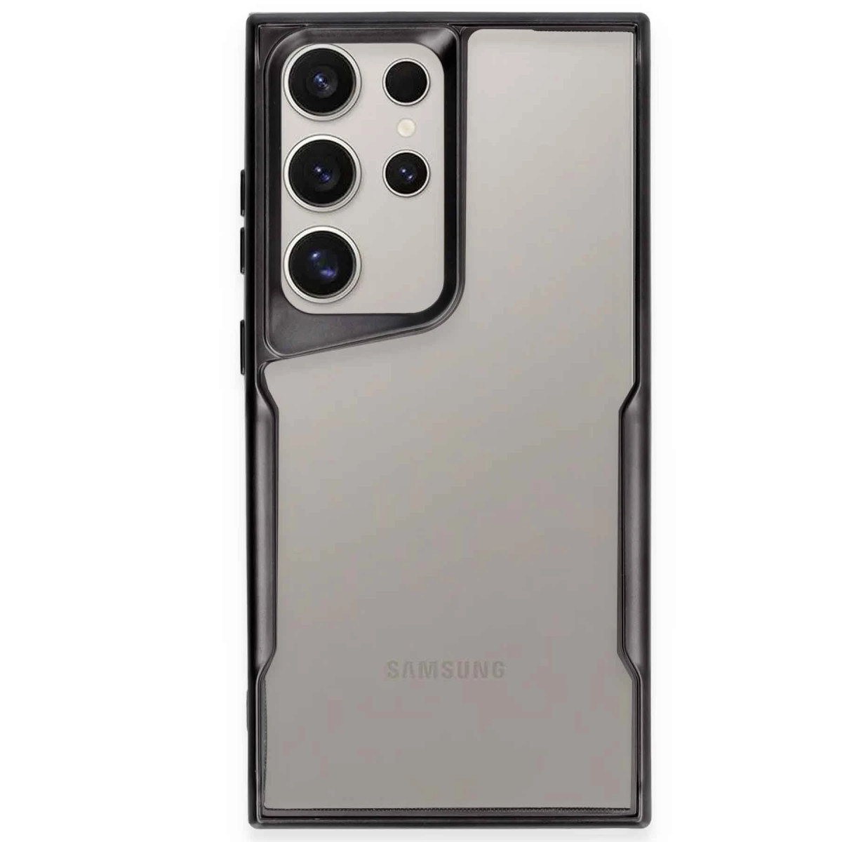 Newface Samsung Galaxy S25 Ultra Kılıf Boyi Silikon Kapak - Siyah — görsel 7