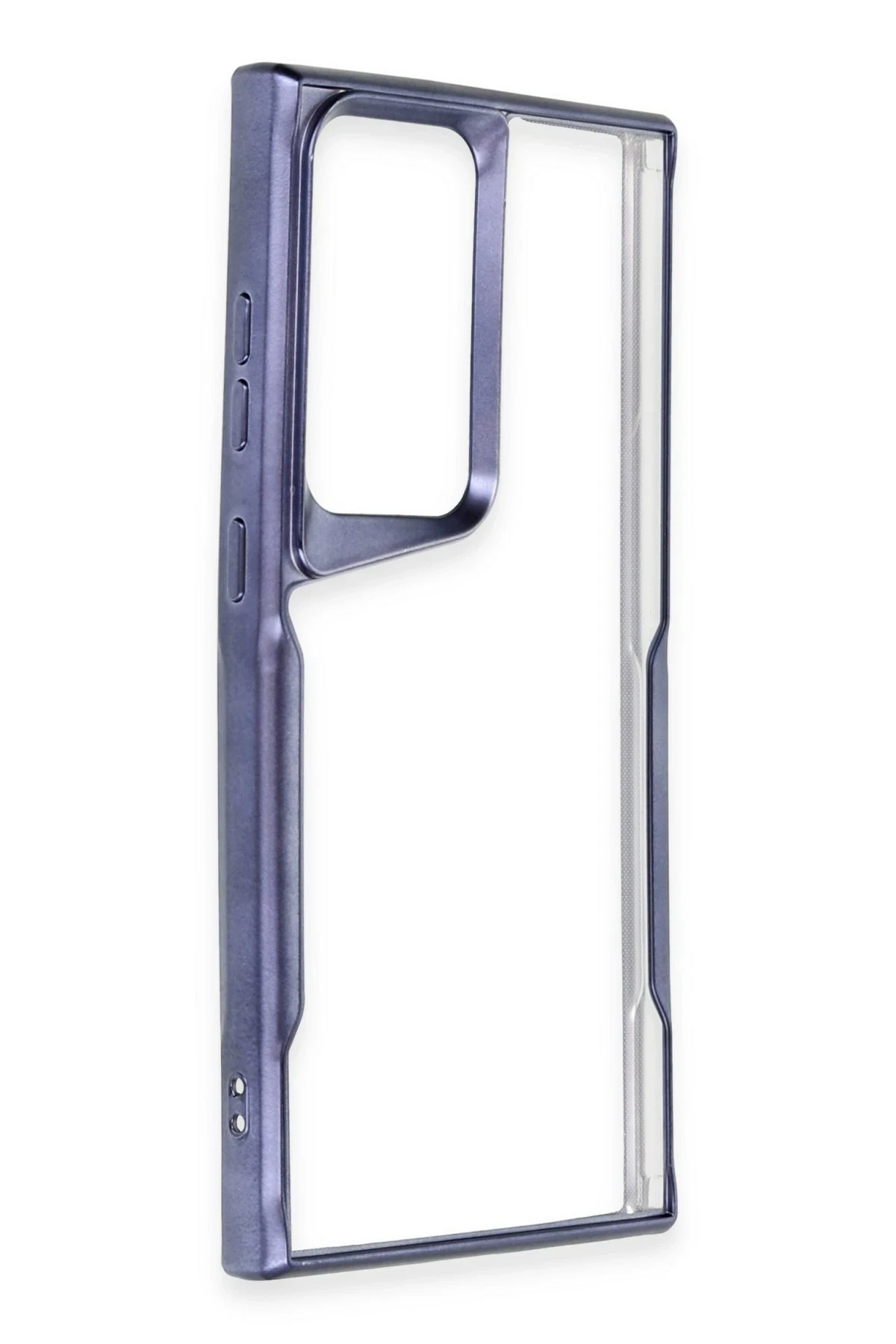 Newface Samsung Galaxy S25 Ultra Kılıf Boyi Silikon Kapak - Lacivert