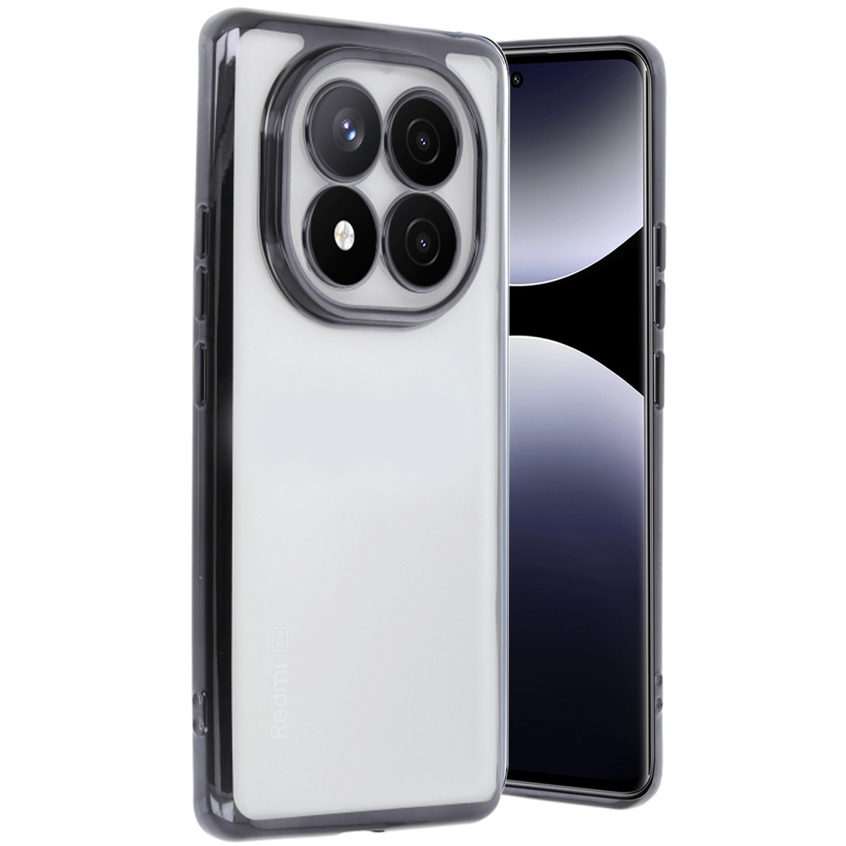 Newface Xiaomi Redmi Note 14 Pro Plus Kılıf Razer Lensli Silikon - Siyah — görsel 5