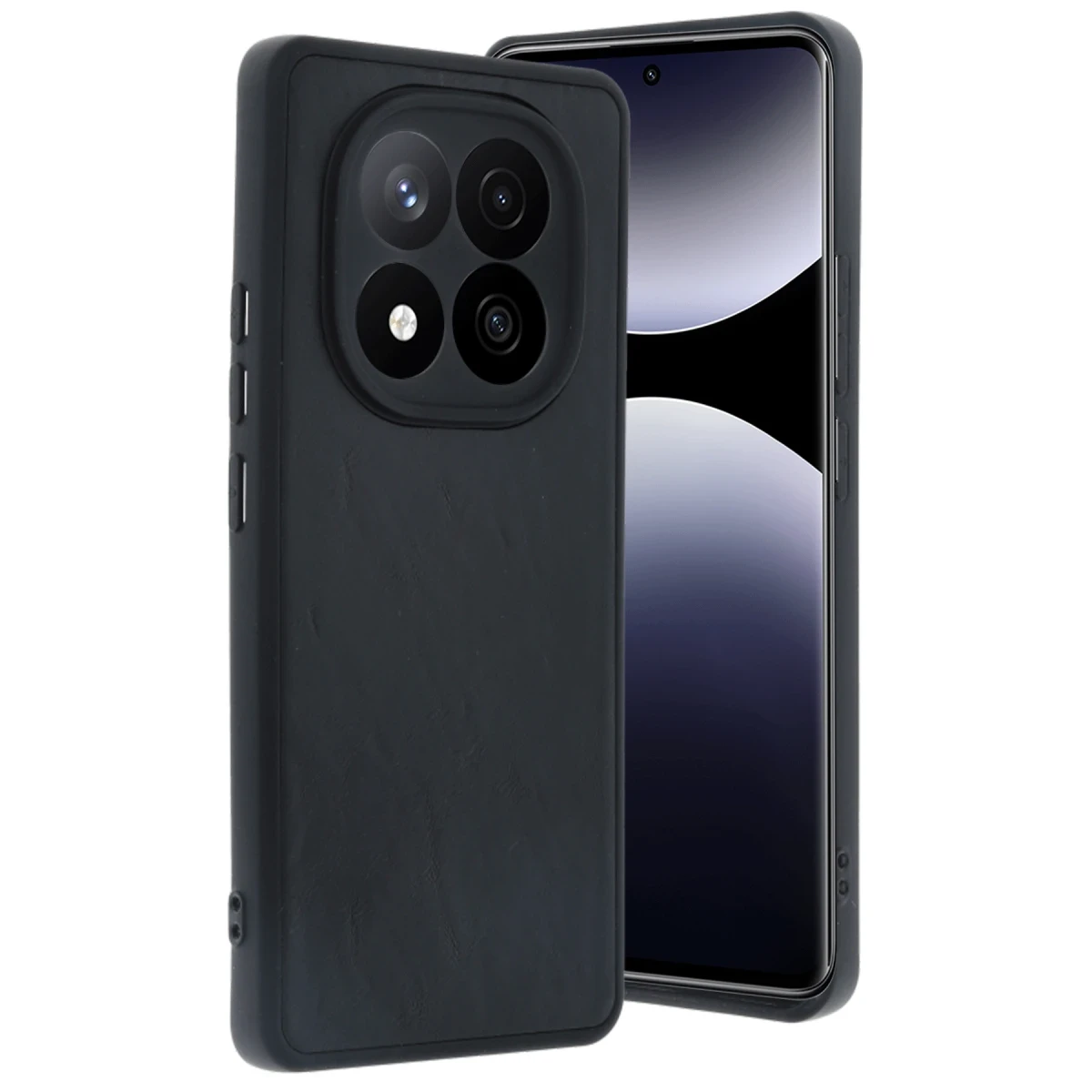 Newface Xiaomi Redmi Note 14 Pro 5G Kılıf Aras Deri Kapak - Siyah — görsel 3