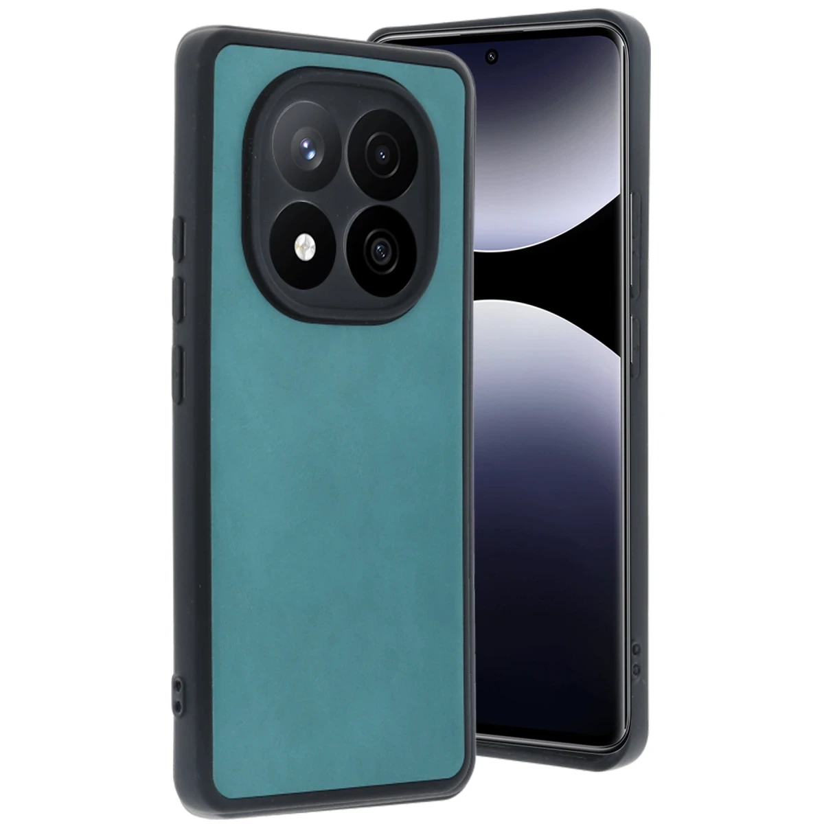 Newface Xiaomi Redmi Note 14 Pro 5G Kılıf Aras Deri Kapak - Açık Yeşil