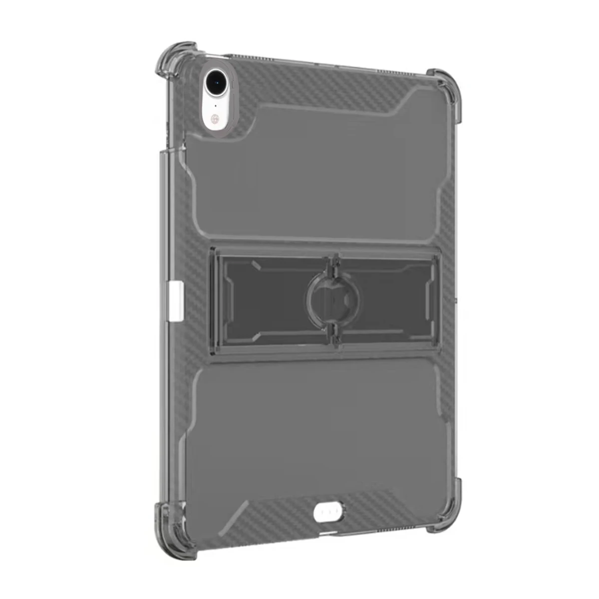 Newface Apple iPad 2022 10.9 (10.nesil) Kılıf Anti Shock Standlı Tablet Silikon - Siyah — görsel 7