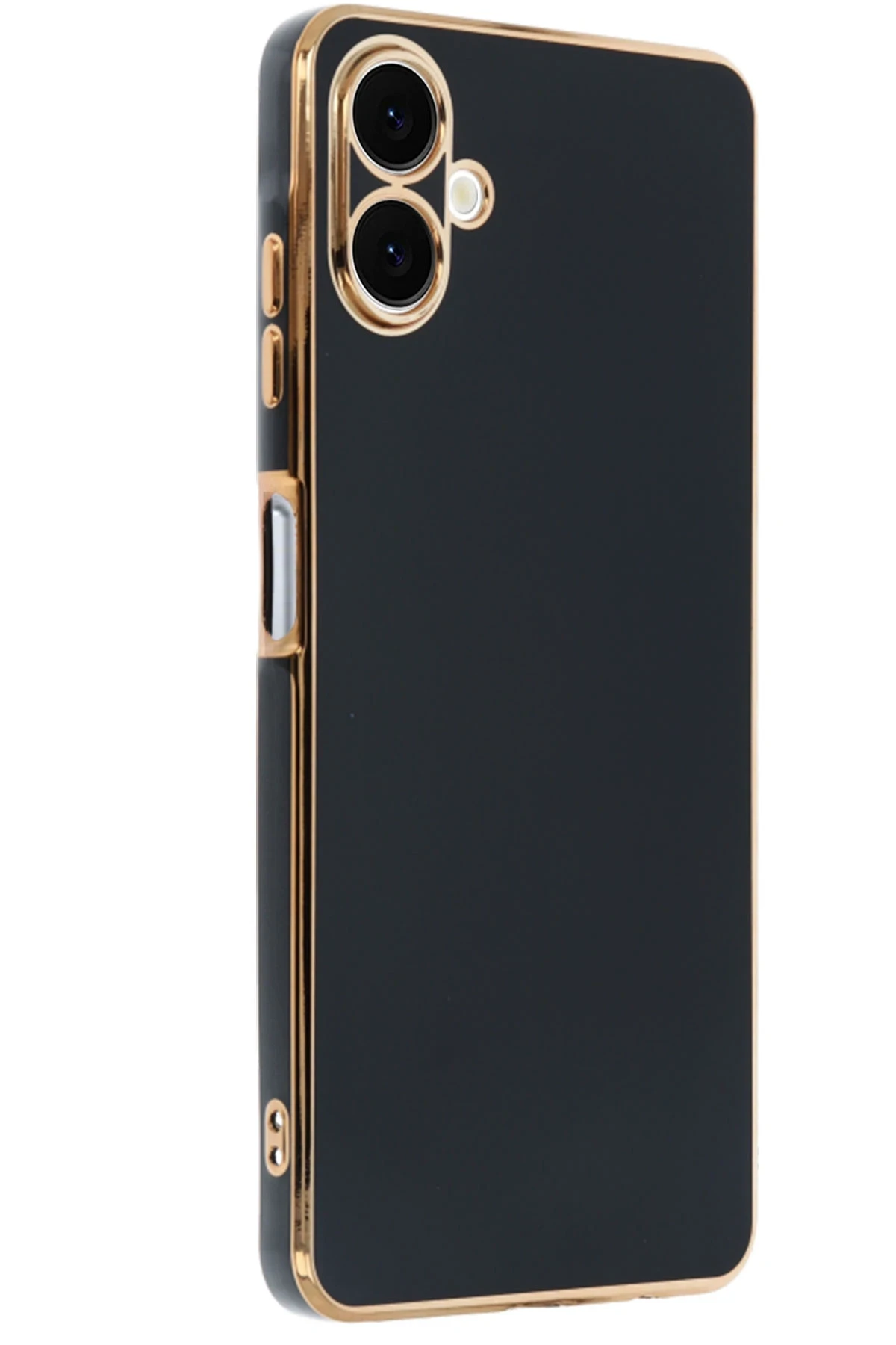 Newface Samsung Galaxy A06 Kılıf Volet Silikon - Siyah