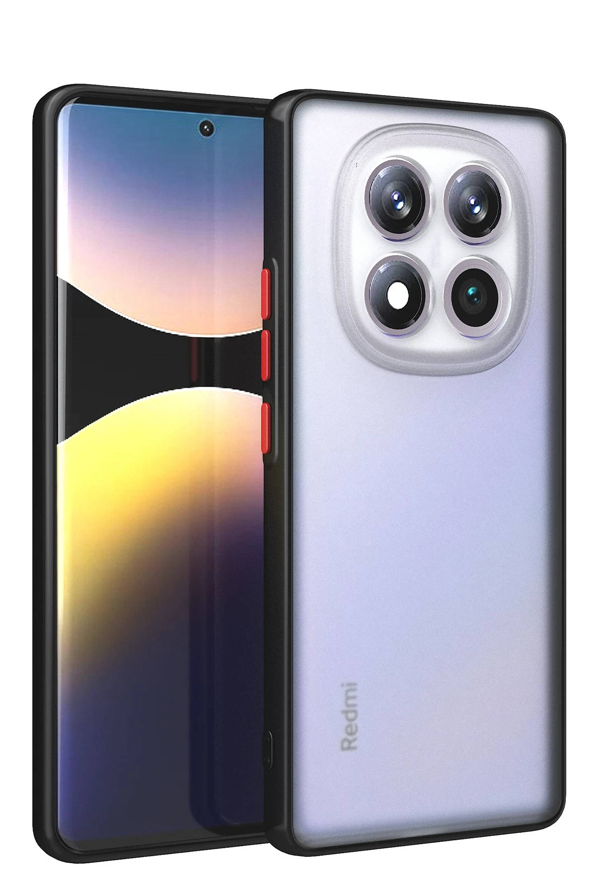 Newface Xiaomi Redmi Note 14 4G Kılıf Montreal Silikon Kapak - Siyah