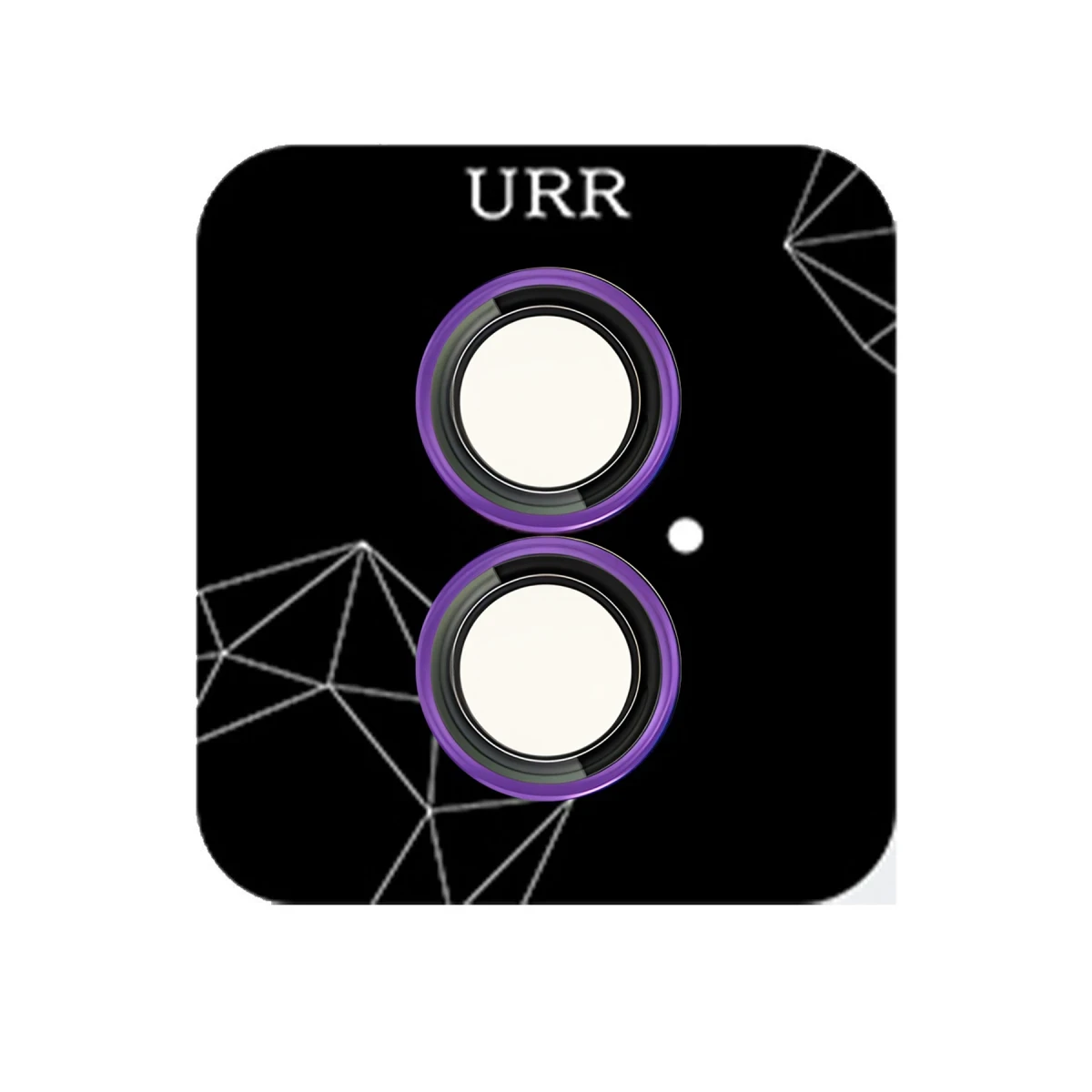 URR Apple iPhone 16 Titanium Alloy AR Kamera Lens Koruyucu - Mor