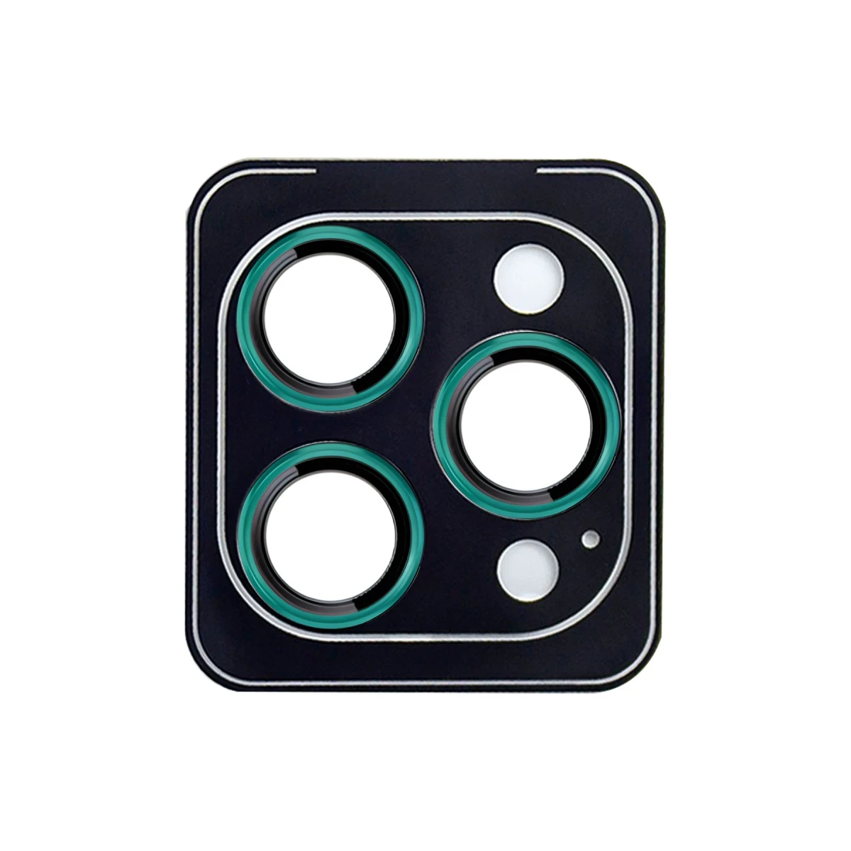 URR Apple iPhone 13 Pro Max Titanium Alloy AR Kamera Lens Koruyucu - Yeşil