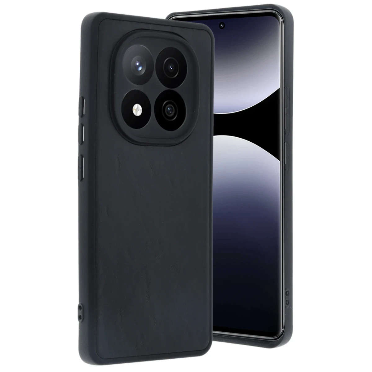 Newface Xiaomi Redmi Note 14 Pro 4G Kılıf Aras Deri Kapak - Siyah — görsel 3