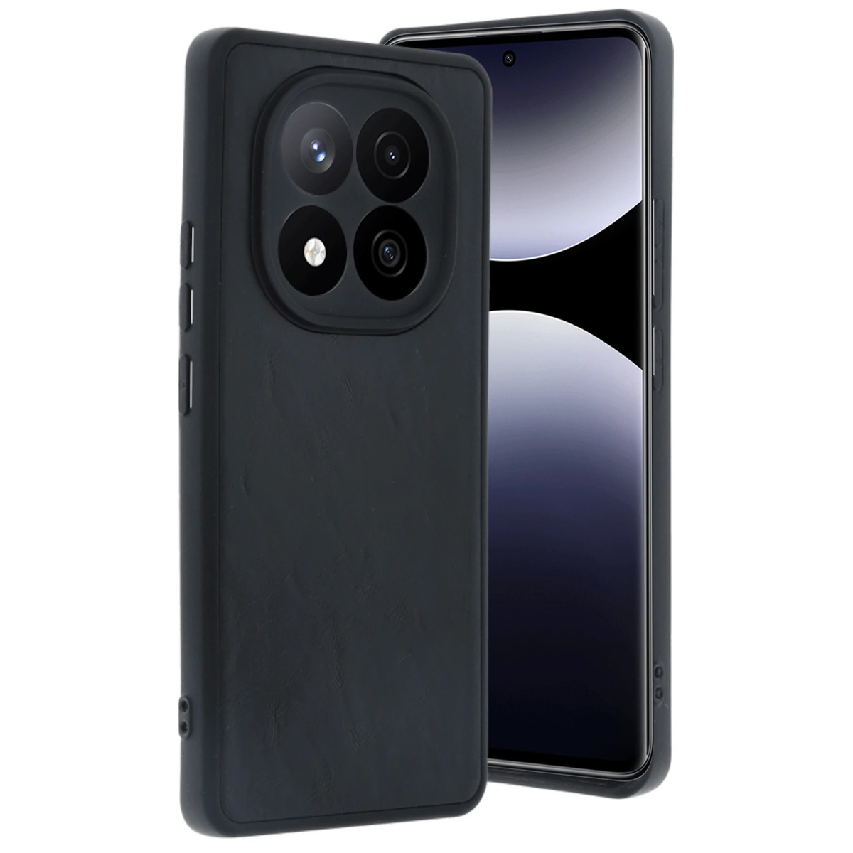 Newface Xiaomi Redmi Note 14 Pro 4G Kılıf Aras Deri Kapak - Siyah — görsel 5