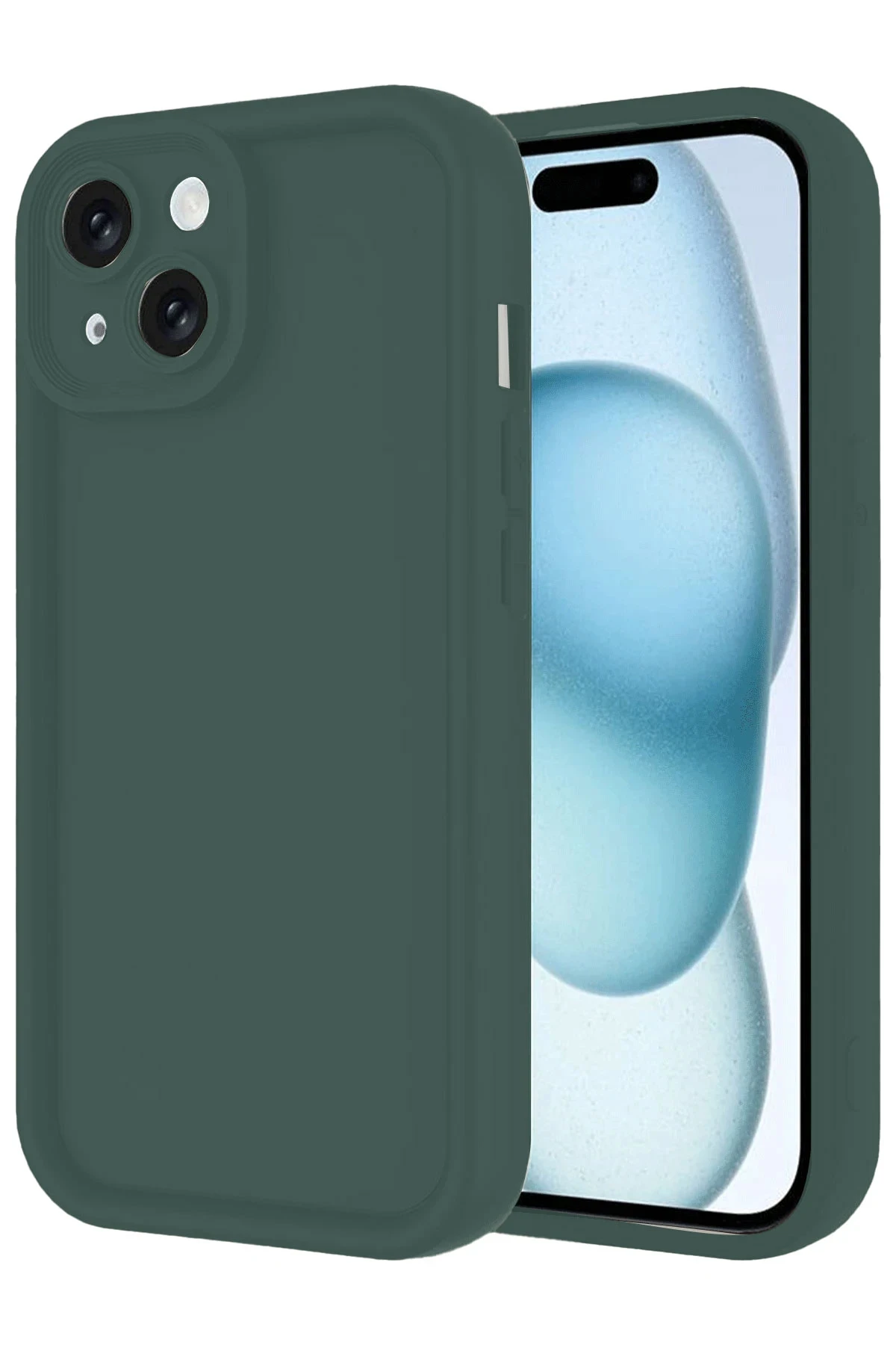 Newface iPhone 14 Kılıf Viera Silikon - Koyu Yeşil