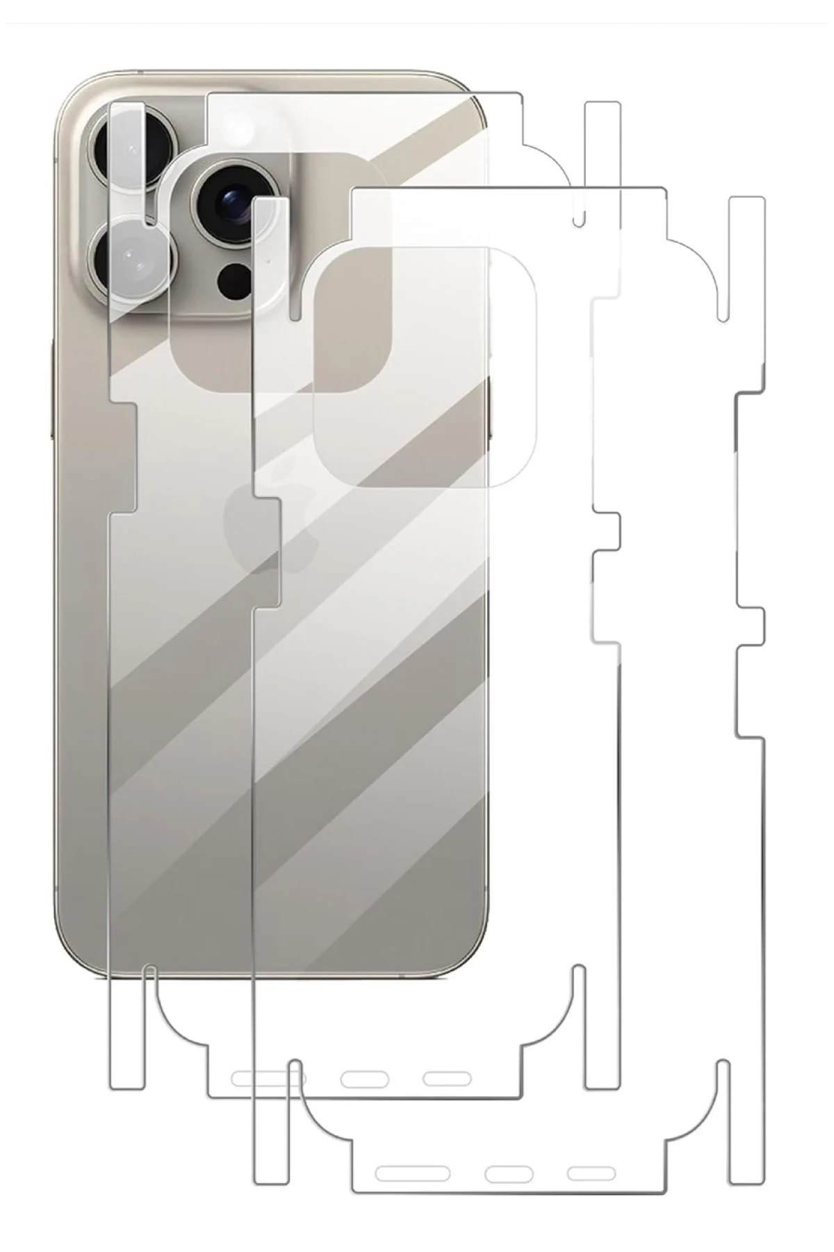 Newface Apple iPhone 16E 360 Full Body Arka Koruyucu — görsel 2