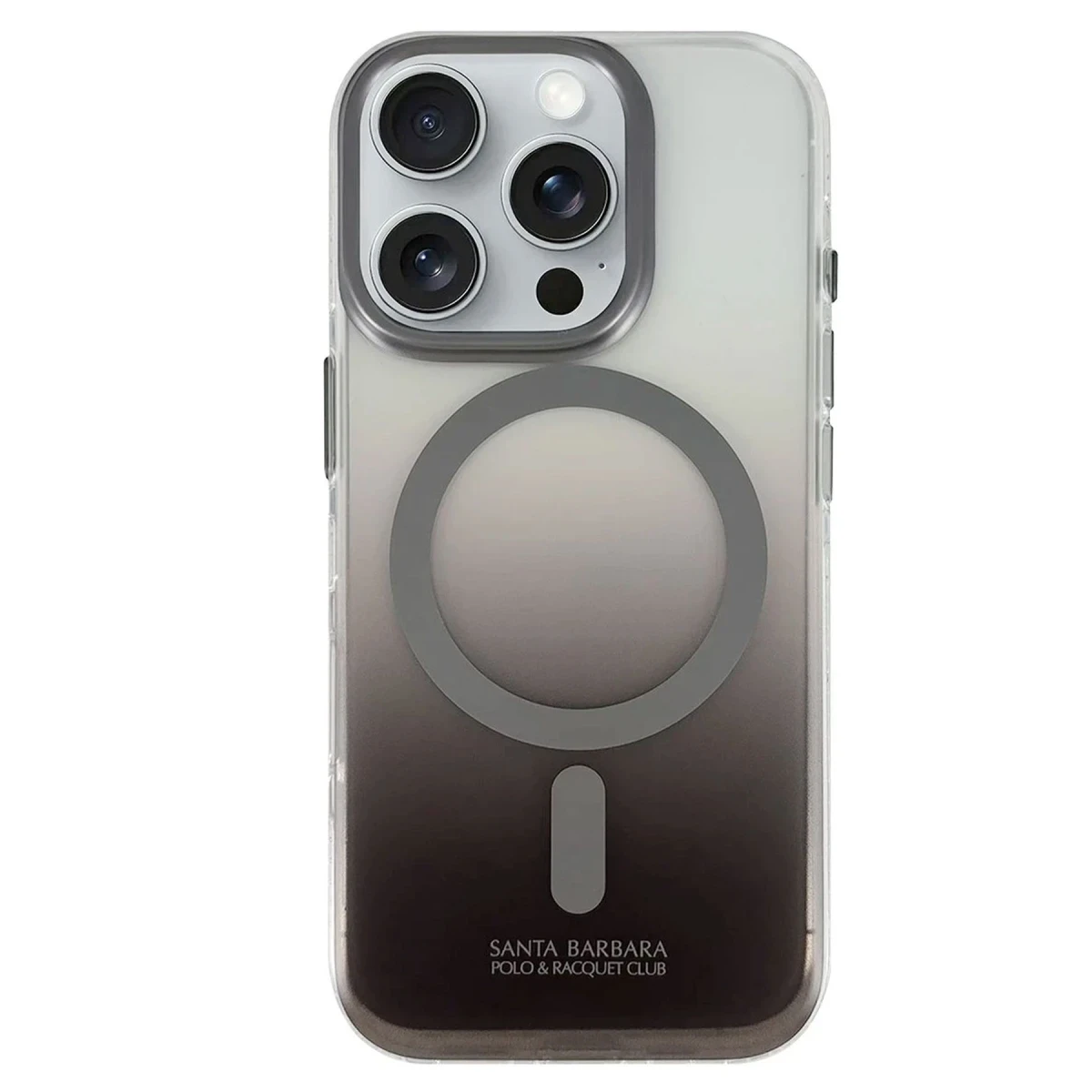 Santa Barbara Polo Racquet Club Apple iPhone 16 Pro Augus Magsafe Kapak - Gri