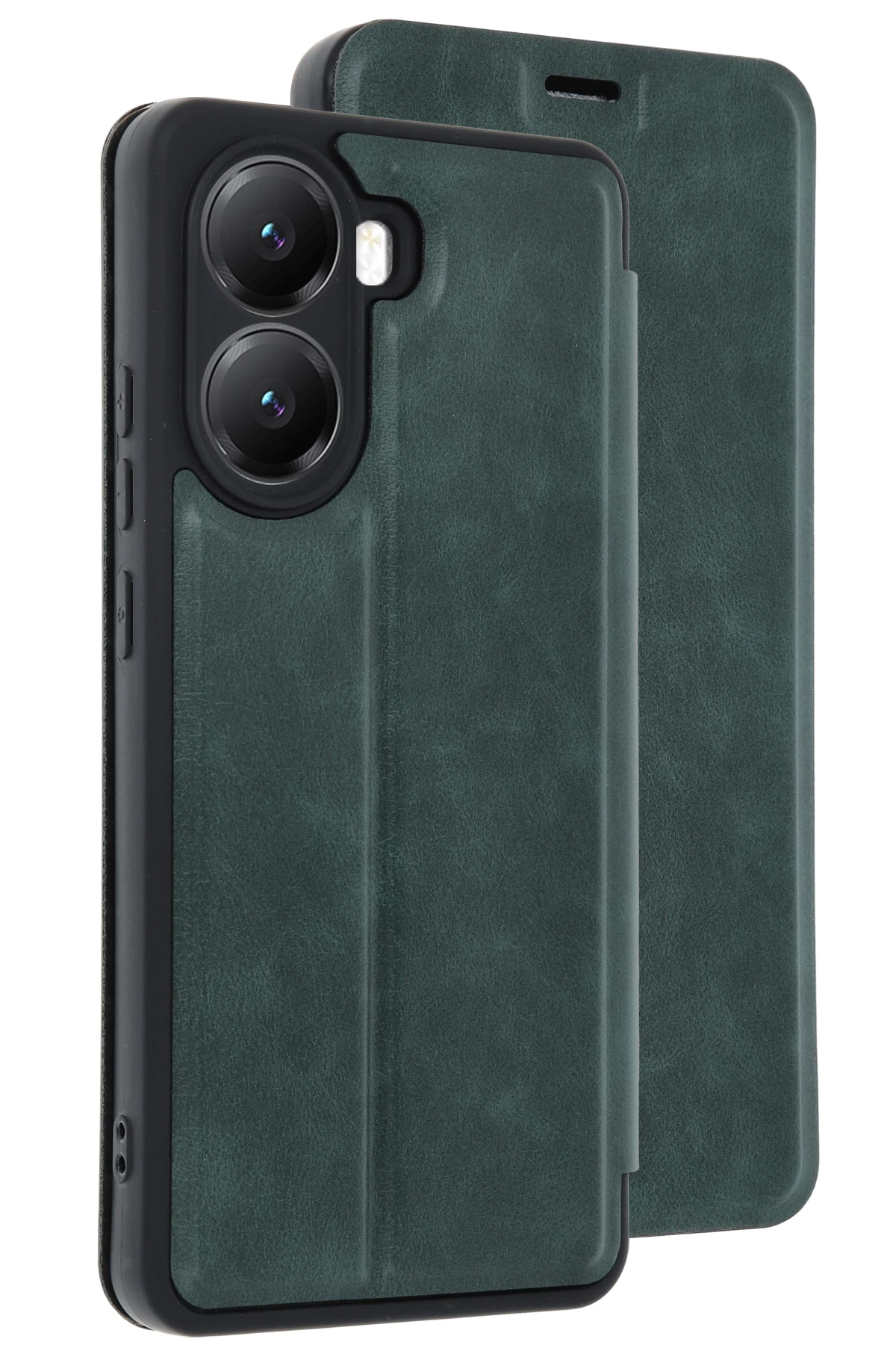 Newface Xiaomi Poco X7 Pro Kılıf Flip Cover - Koyu Yeşil