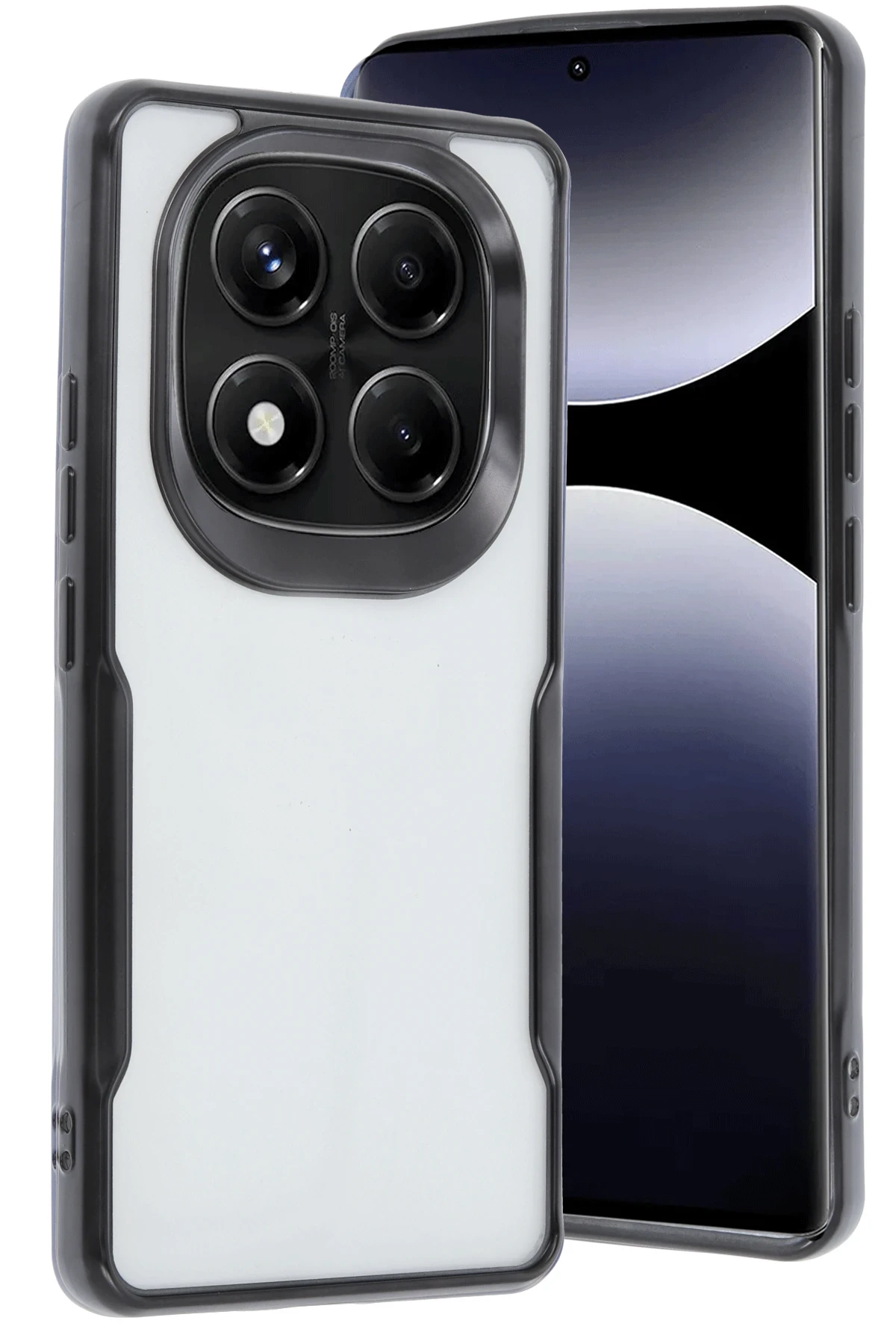 Newface Xiaomi Redmi Note 14 Pro Plus Kılıf Boyi Silikon Kapak - Siyah