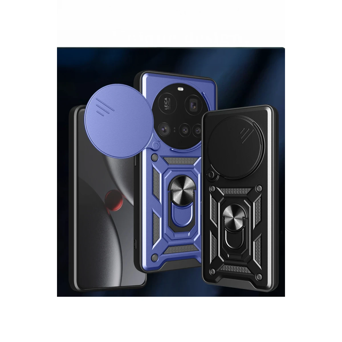 Newface Xiaomi Mi 15 Ultra Kılıf Pars Lens Yüzüklü Silikon - Siyah — görsel 6
