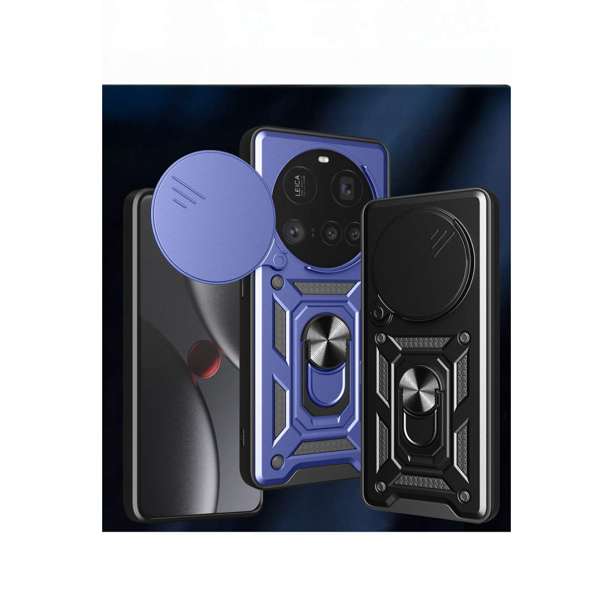 Newface Xiaomi Mi 15 Ultra Kılıf Pars Lens Yüzüklü Silikon - Siyah — görsel 9
