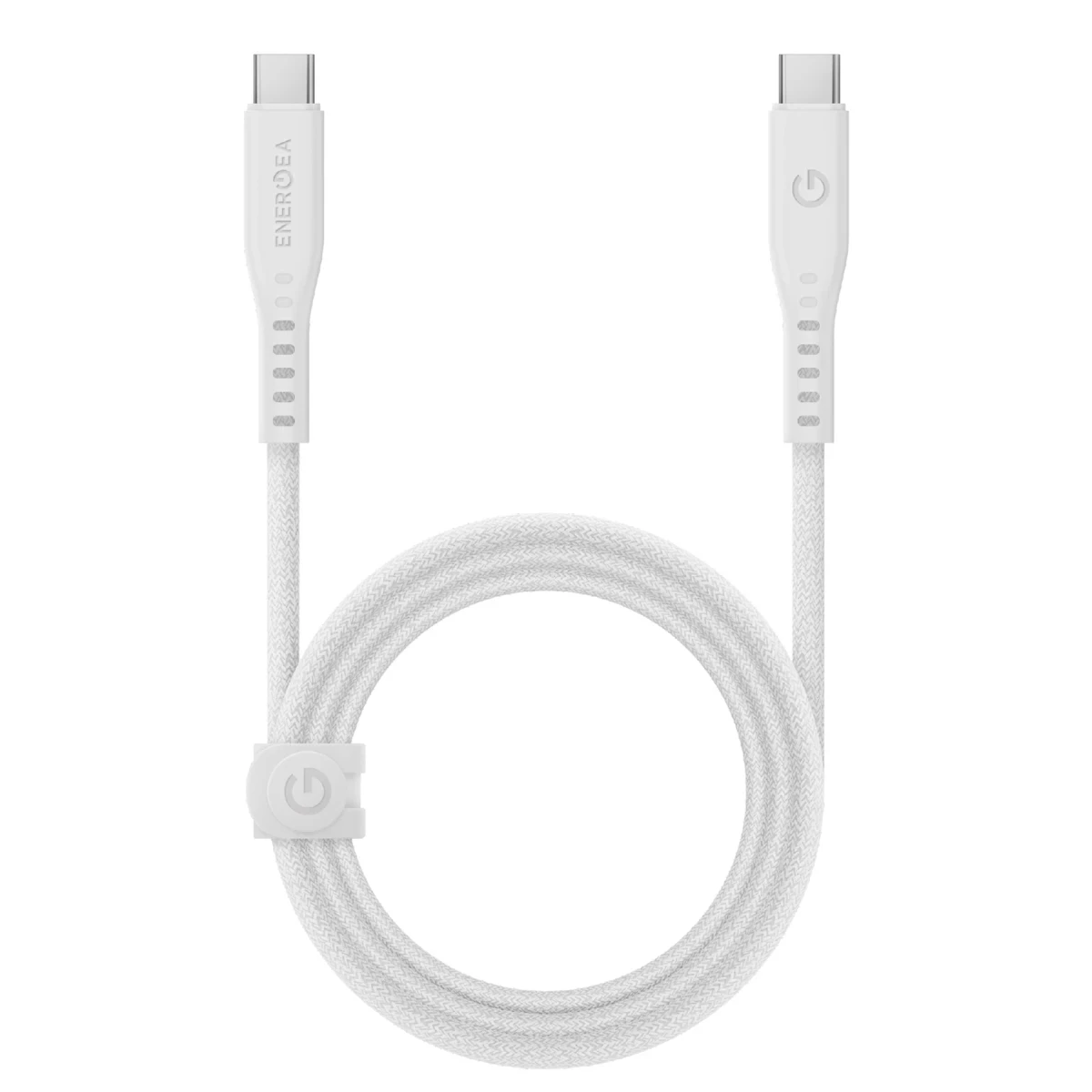 Energea Flow 1.5M 240W Type-C to Type-C PD Hızlı Şarj Kablo - Beyaz