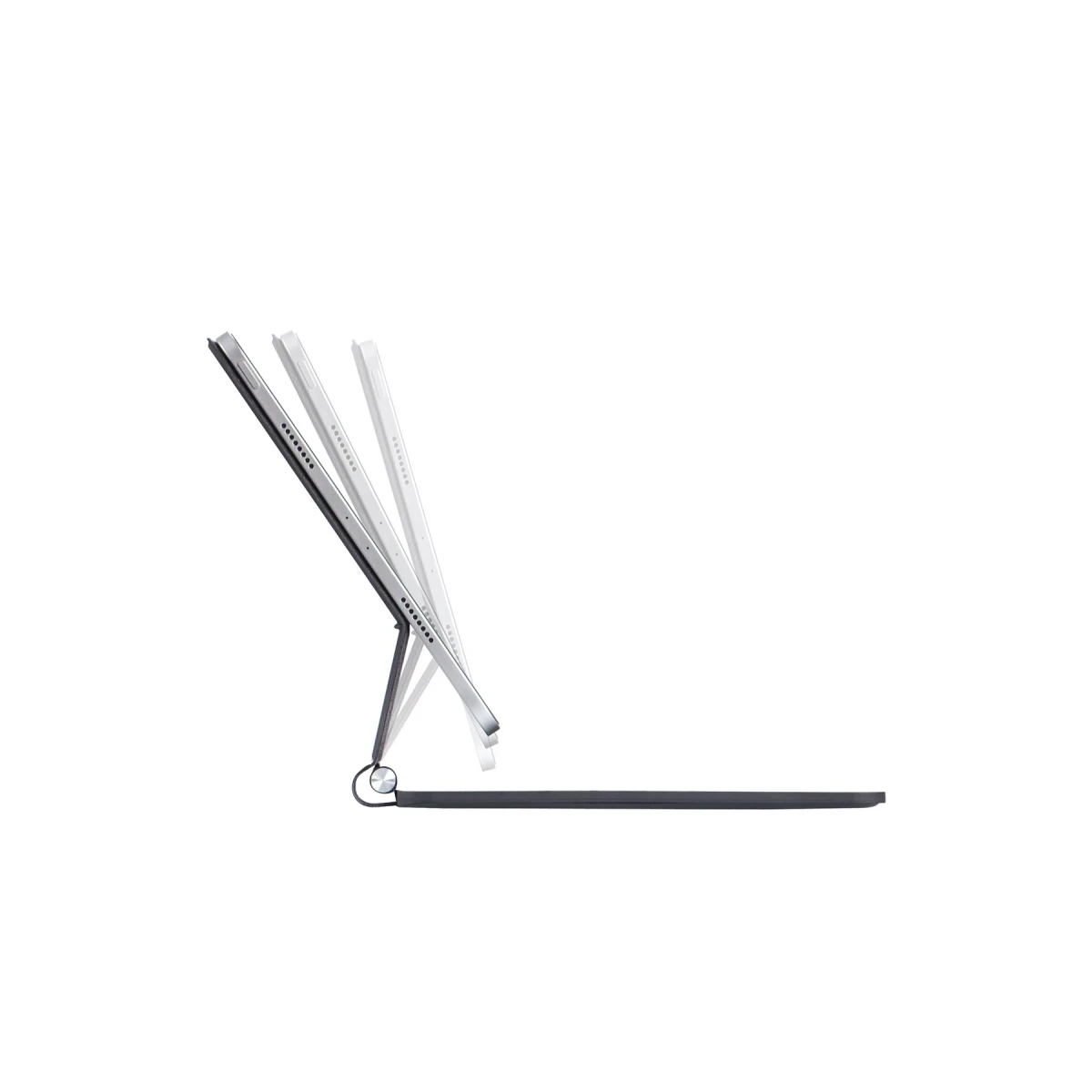 Newface Apple iPad Pro 13 (2024) Kılıf X9P Magic Manyetik Klavyeli Tablet Kılıfı - Siyah — görsel 12