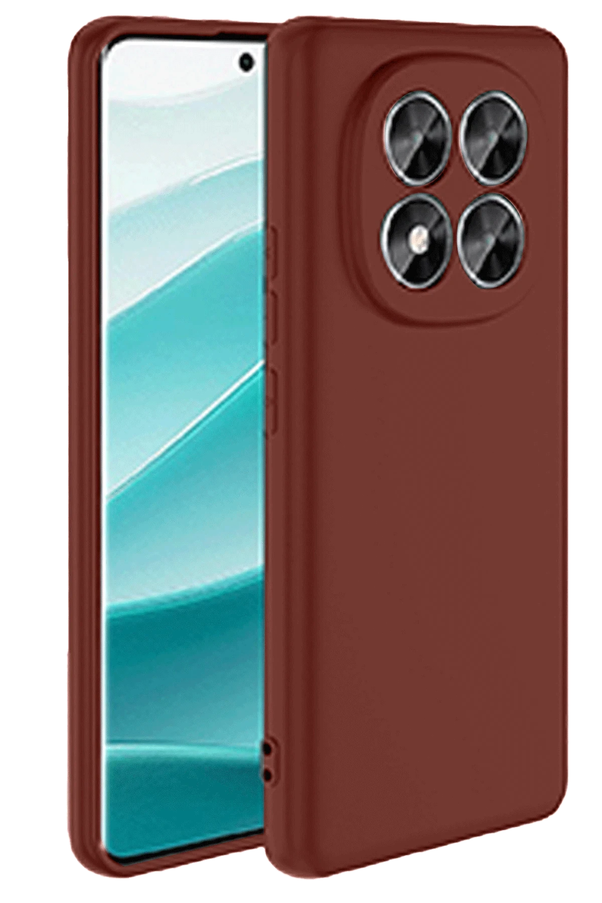 Newface Xiaomi Redmi Note 14 Pro 5G Kılıf First Silikon - Bordo