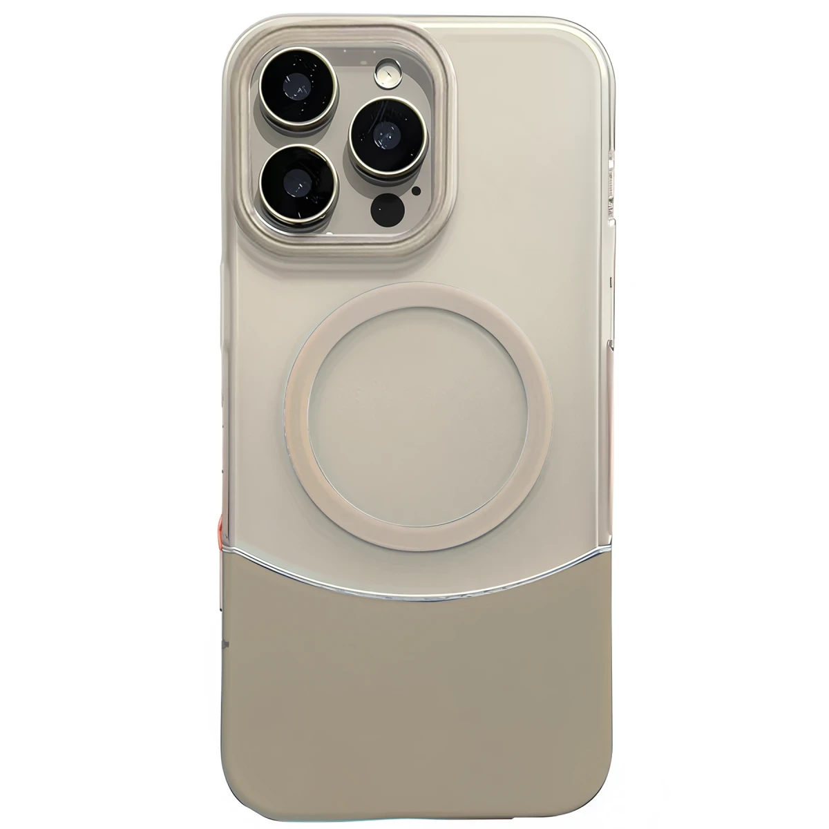 Joko Apple iPhone 16 Pro Velar Magsafe Kapak - Natural Grey