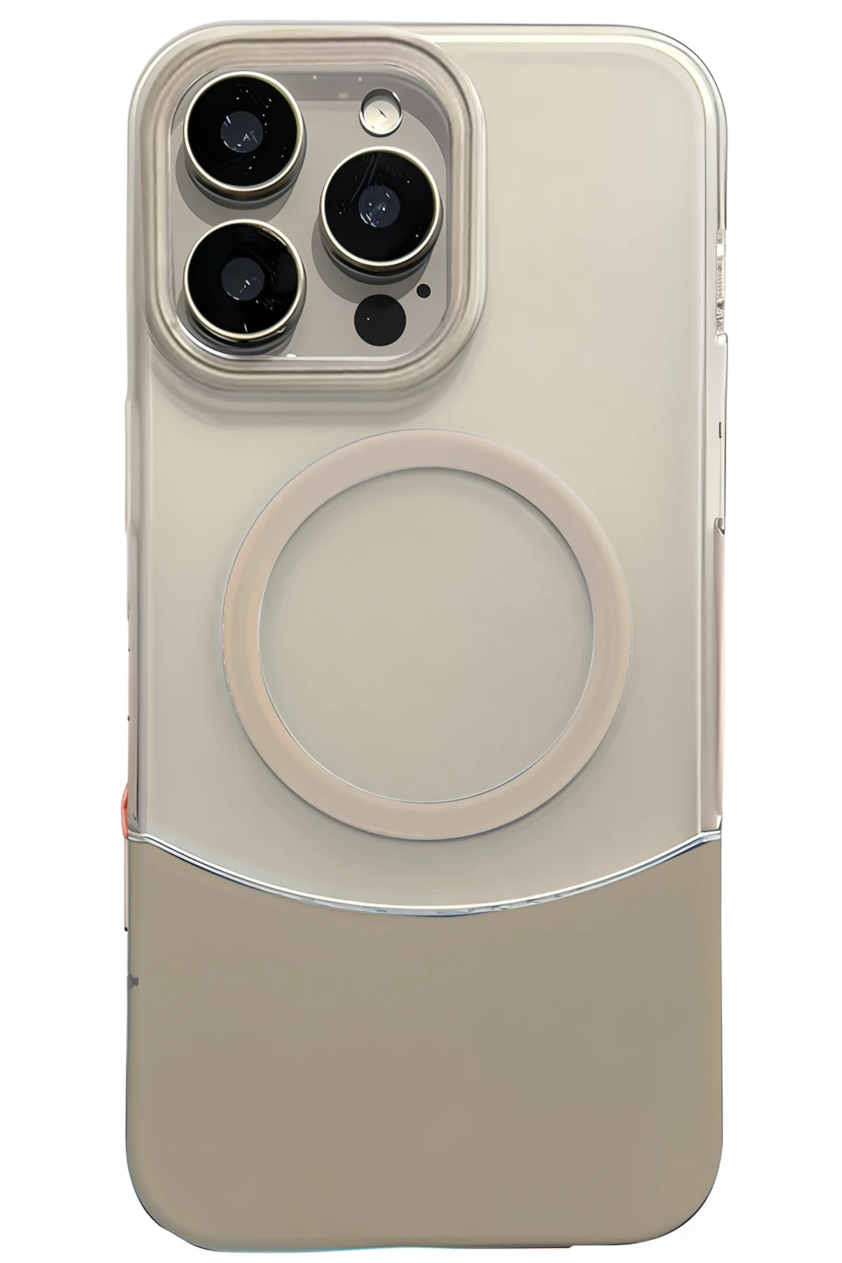 Joko Apple iPhone 16 Pro Max Velar Magsafe Kapak - Natural Grey
