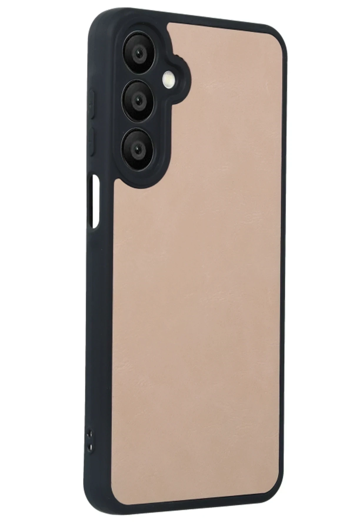 Newface Samsung Galaxy A35 5G Kılıf Aras Deri Kapak - Pudra