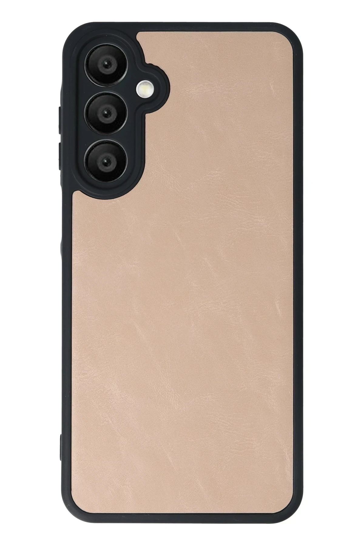 Newface Samsung Galaxy A35 5G Kılıf Aras Deri Kapak - Pudra