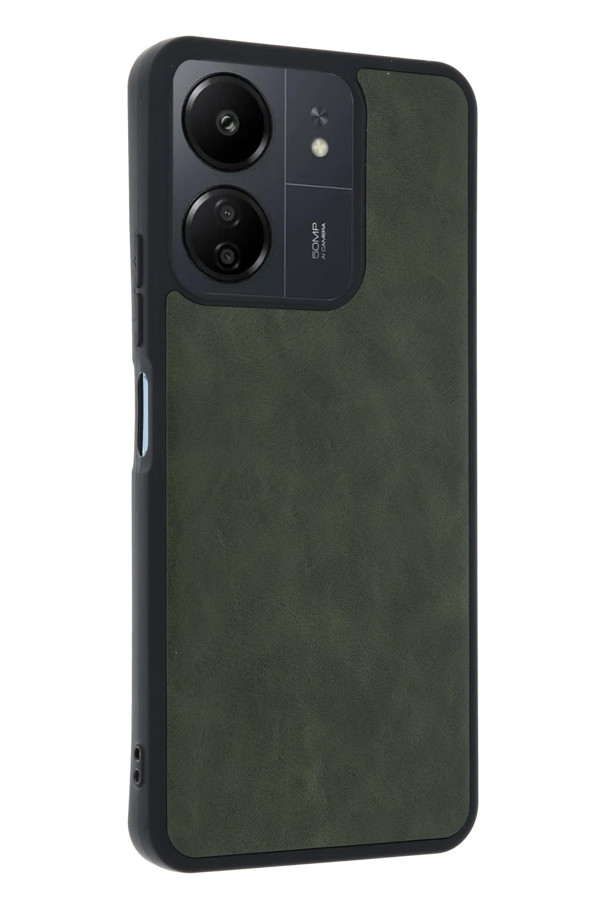 Newface Xiaomi Redmi 13C Kılıf Aras Deri Kapak - Açık Yeşil