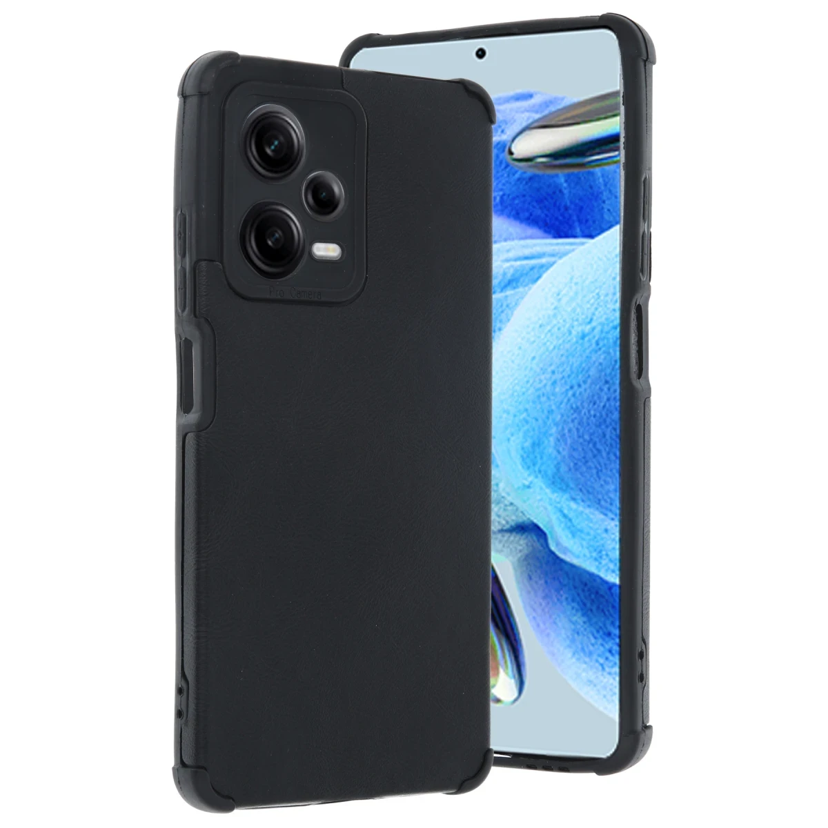 Newface Xiaomi Redmi Note 12 Pro Plus Kılıf Loop Deri Silikon - Siyah — görsel 4
