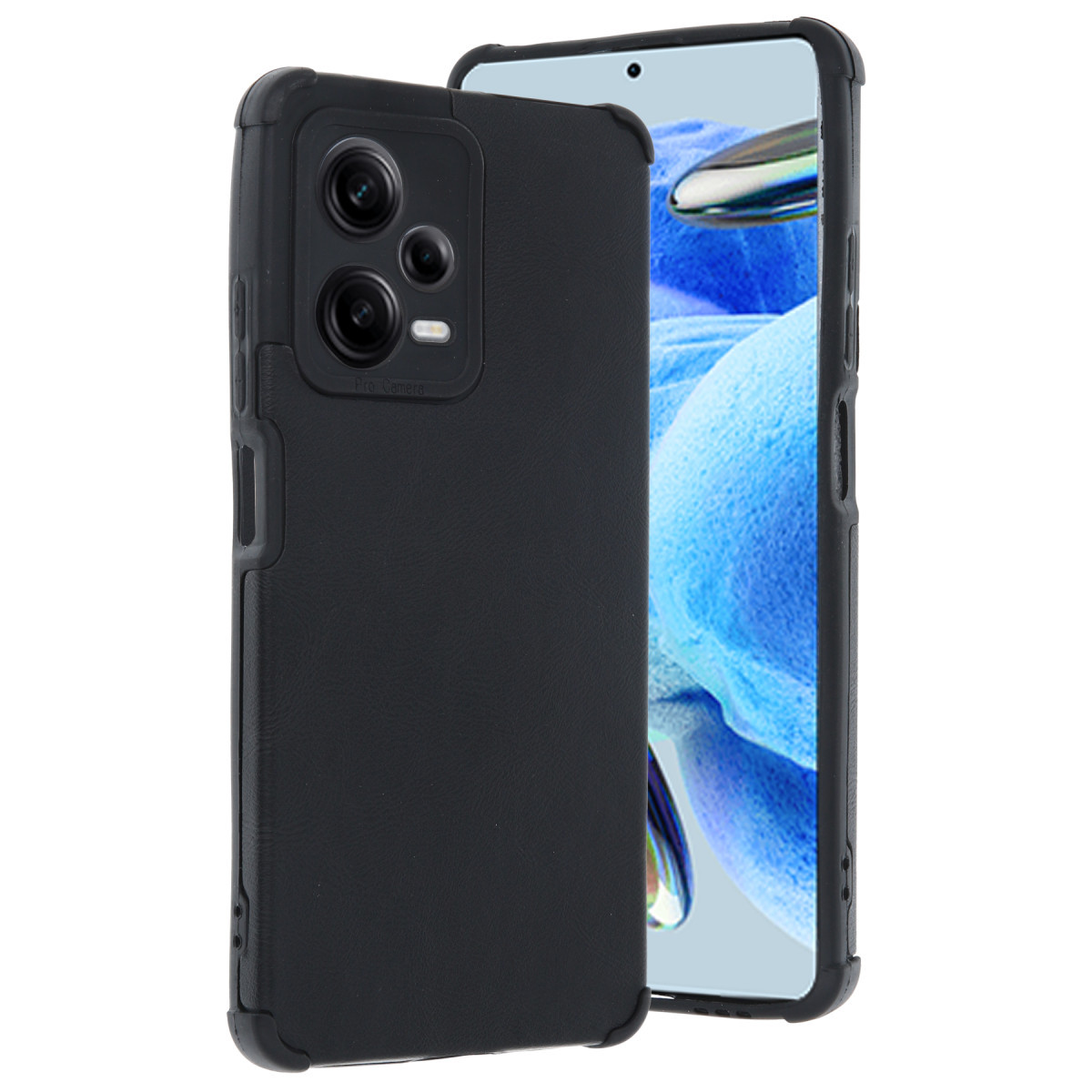 Newface Xiaomi Redmi Note 12 Pro Plus Kılıf Loop Deri Silikon - Siyah — görsel 7