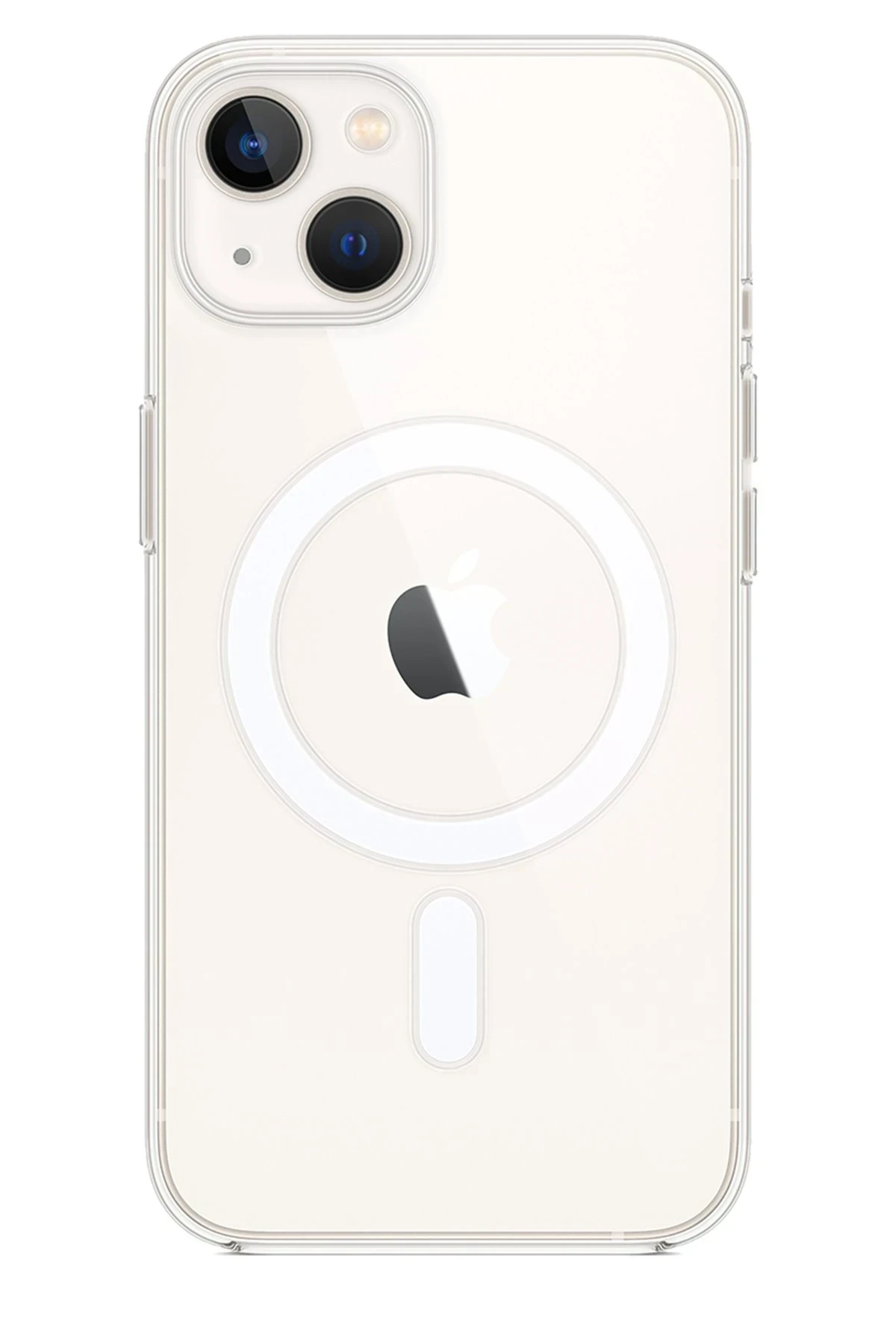 Newface Apple iPhone 15 Plus Kılıf Pc Real Magsafe Kapak - Şeffaf
