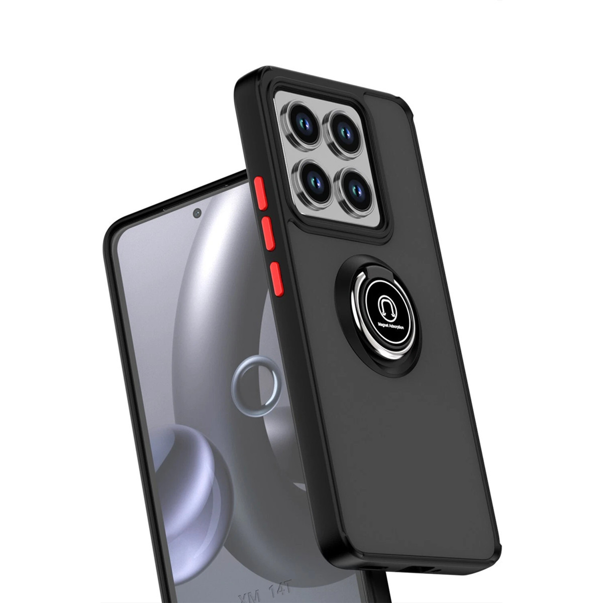 Newface Xiaomi Mi 15 Pro Kılıf Montreal Yüzüklü Silikon Kapak - Siyah — görsel 8