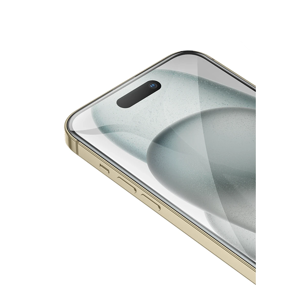 Hoco. Apple iPhone 15 Pro Max Bear Shield HD Cam Ekran Koruyucu - Siyah