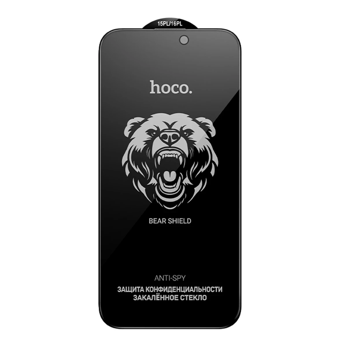 Hoco. Apple iPhone 11 Bear Shield Hayalet Cam Ekran Koruyucu - Siyah