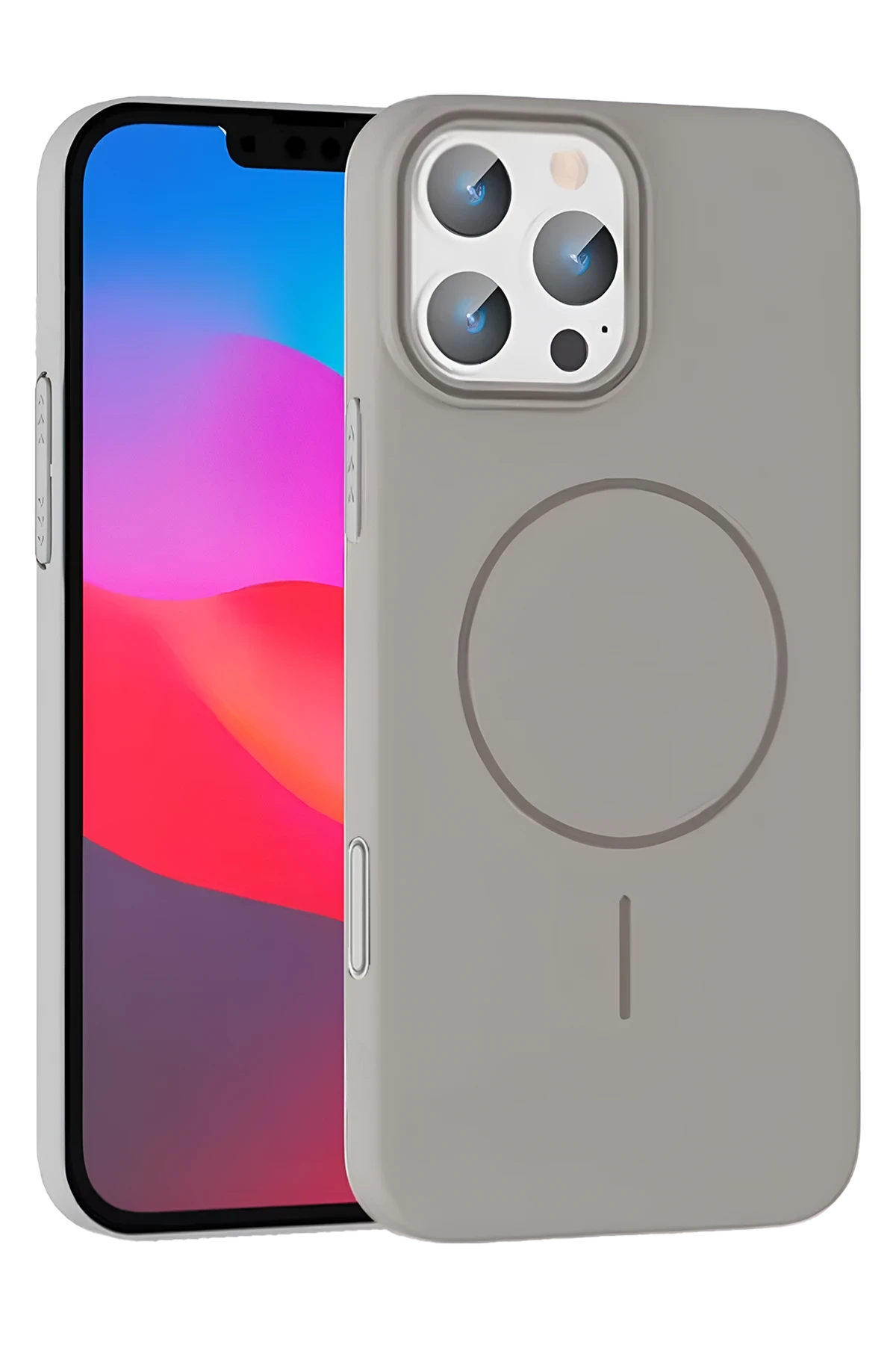 Joko iPhone 16 Pro Max Broş Magsafe Kapak - Titan Gri