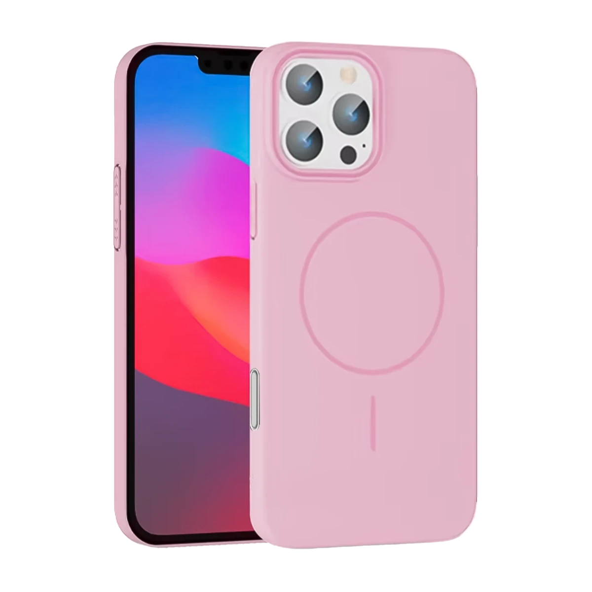 Joko Apple iPhone 16 Pro Max Broş Magsafe Kapak - Pembe