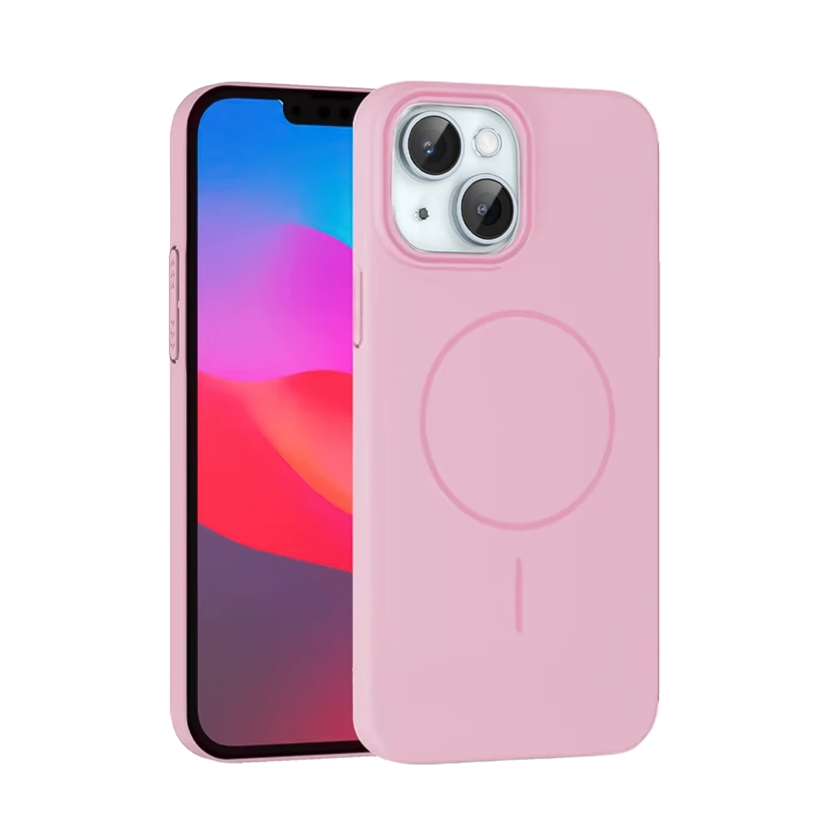 Joko Apple iPhone 15 Broş Magsafe Kapak - Pembe