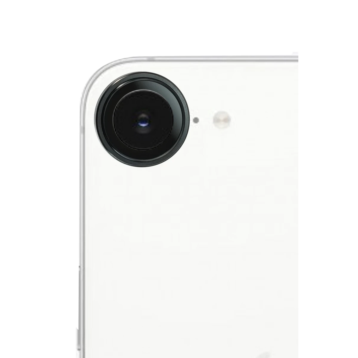 URR Apple iPhone 17E Titanium Alloy AR Kamera Lens Koruyucu - Siyah