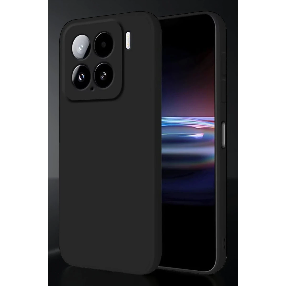 Newface Xiaomi Mi 15 Pro Kılıf Nano içi Kadife Silikon - Siyah — görsel 4