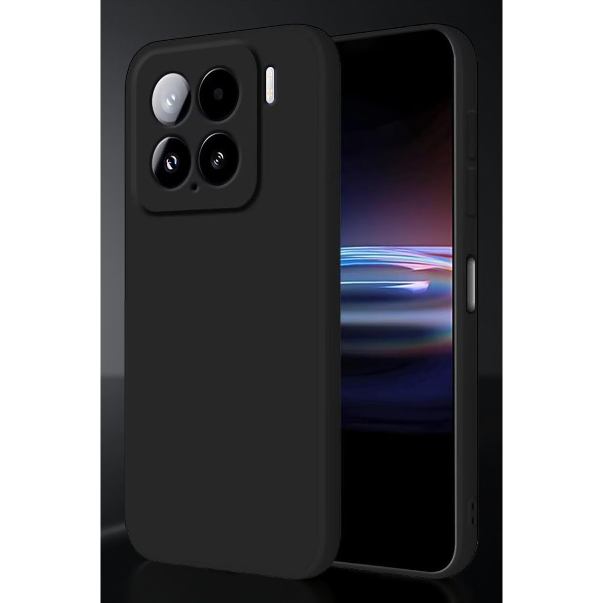 Newface Xiaomi Mi 15 Pro Kılıf Nano içi Kadife Silikon - Siyah — görsel 6