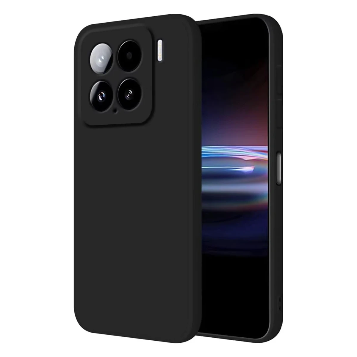 Newface Xiaomi Mi 15 Kılıf Nano içi Kadife Silikon - Siyah — görsel 2