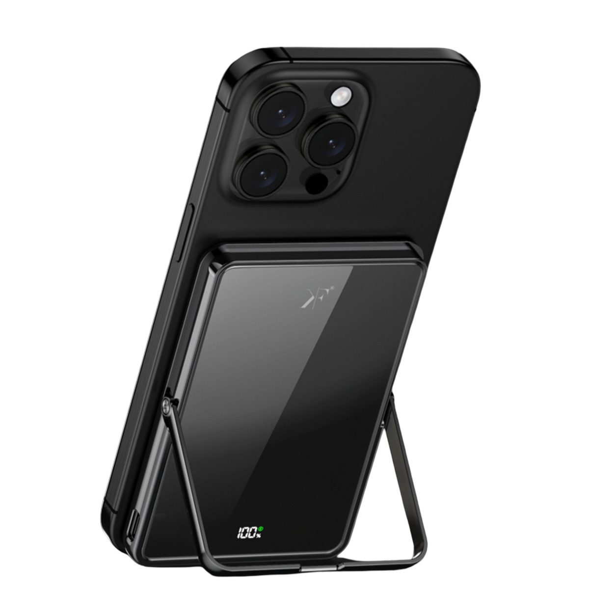 Newface PW580 5.000 mAh 20W Type-C 15W Kablosuz Şarj 3W Saat Şarj ve 5W Kulaklık Şarj Destekli PD Hızlı Şarj Magsafe Powerbank - Siyah — görsel 7
