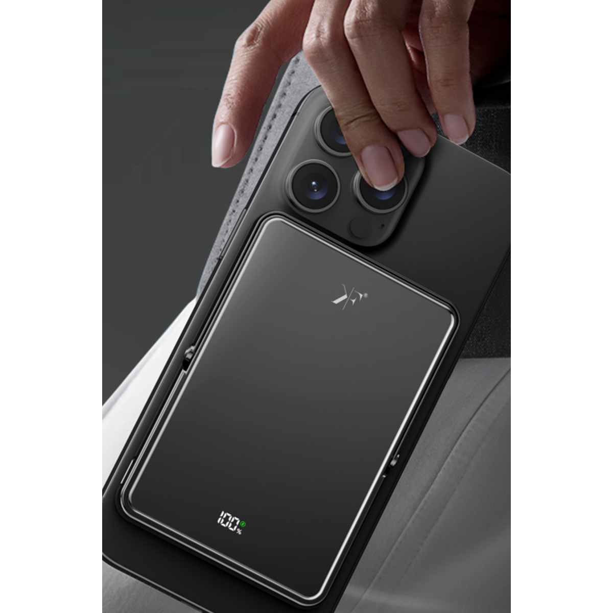 Newface PW580 5.000 mAh 20W Type-C 15W Kablosuz Şarj 3W Saat Şarj ve 5W Kulaklık Şarj Destekli PD Hızlı Şarj Magsafe Powerbank - Siyah — görsel 9