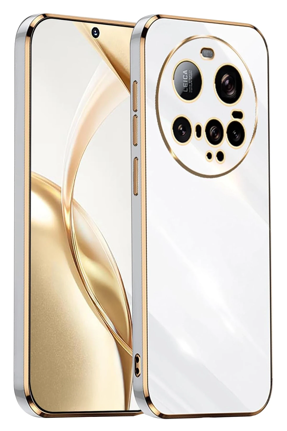 Newface Xiaomi Mi 15 Ultra Kılıf Volet Silikon - Beyaz
