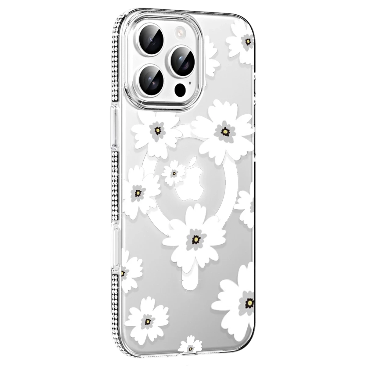 Joko Apple iPhone 16 Pro Floral Magsafe Kapak - Beyaz — görsel 6