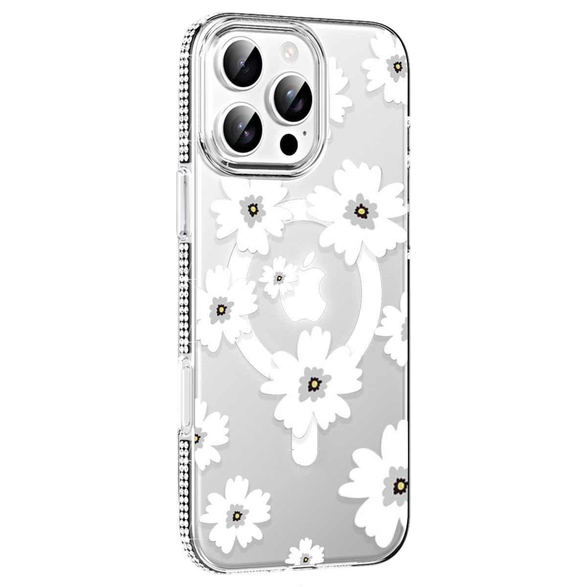 Joko Apple iPhone 16 Pro Floral Magsafe Kapak - Beyaz — görsel 11