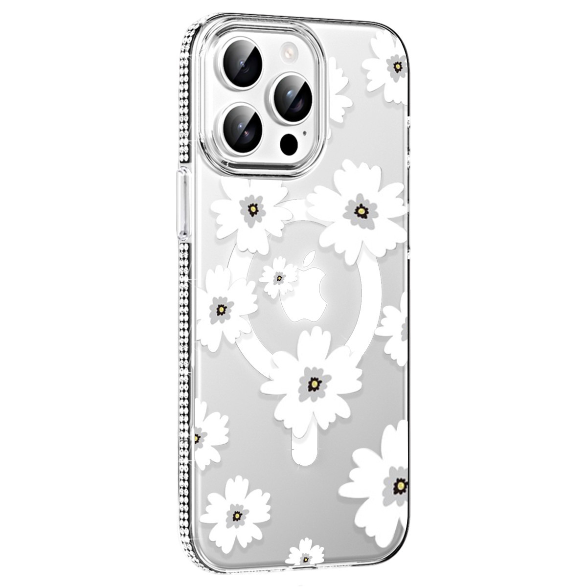 Joko Apple iPhone 15 Pro Max Floral Magsafe Kapak - Beyaz — görsel 11