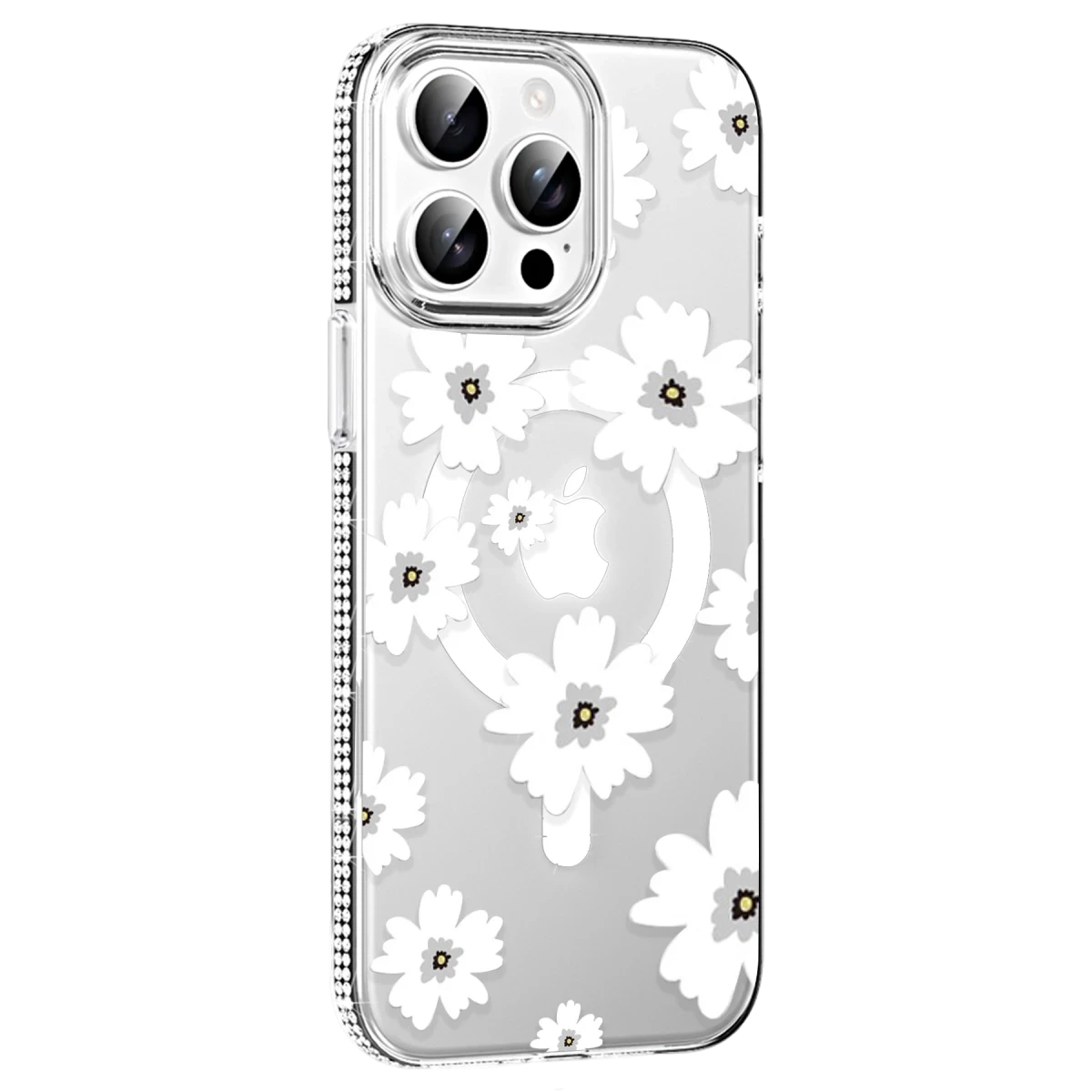 Joko Apple iPhone 14 Pro Max Floral Magsafe Kapak - Beyaz — görsel 6
