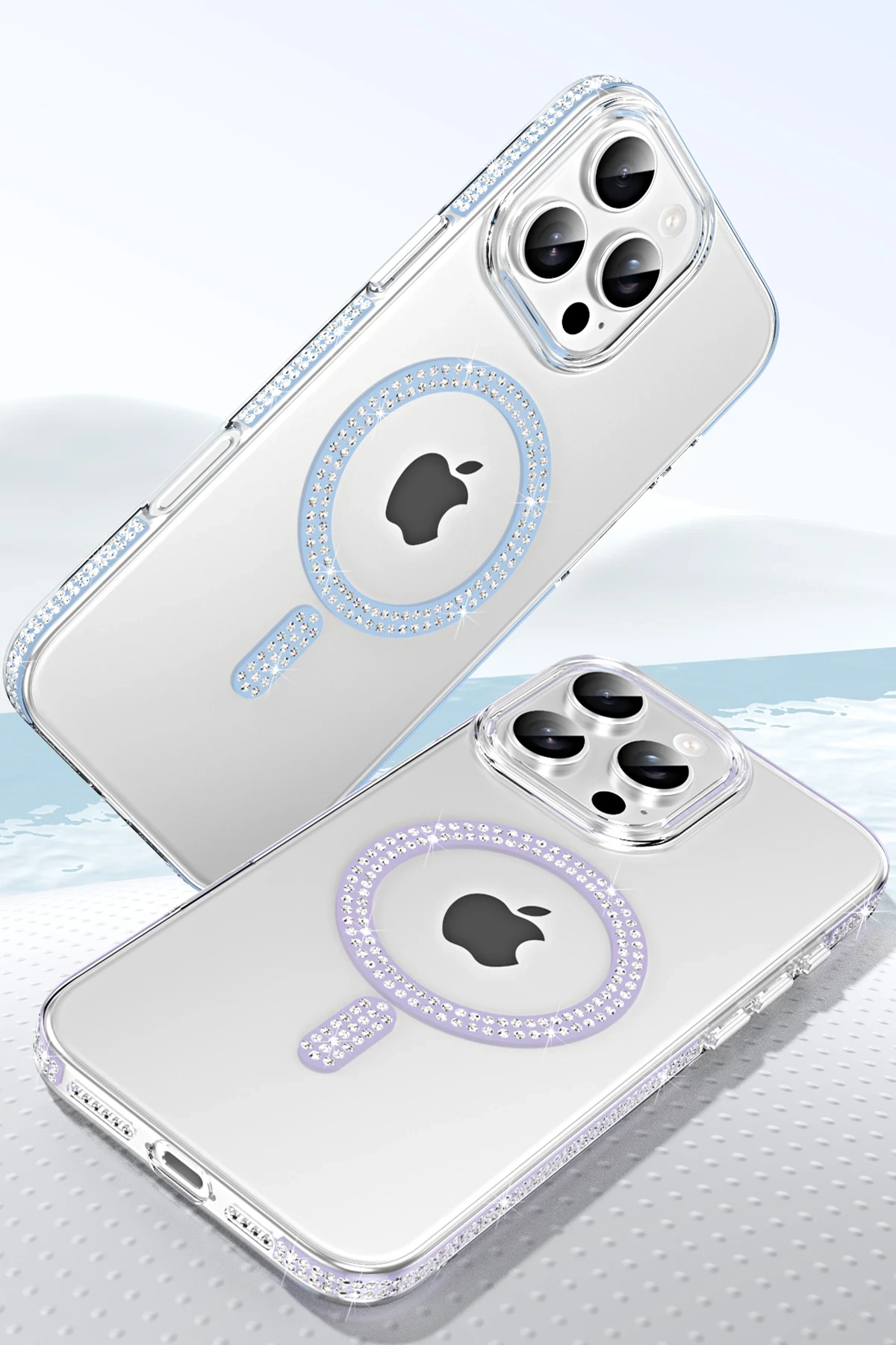 Joko Apple iPhone 16 Pro Max Move Taşlı Magsafe Kapak - Gümüş — görsel 2